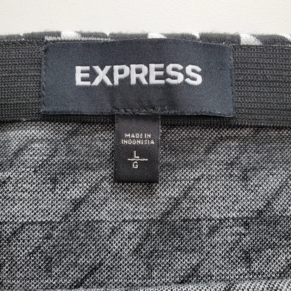 Express Women's Pencil Skirt, Black/White (Size L) - Picture 5 of 8